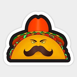 Taco hat Sticker